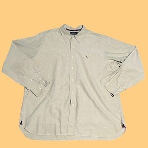 Ralph Lauren Green Oxford Button Down Shirt